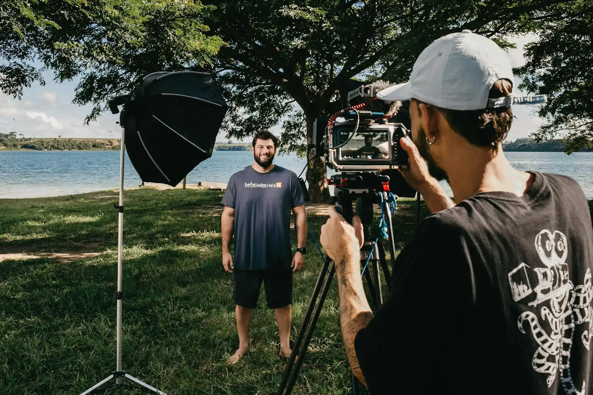 Capturing ambience on a film set