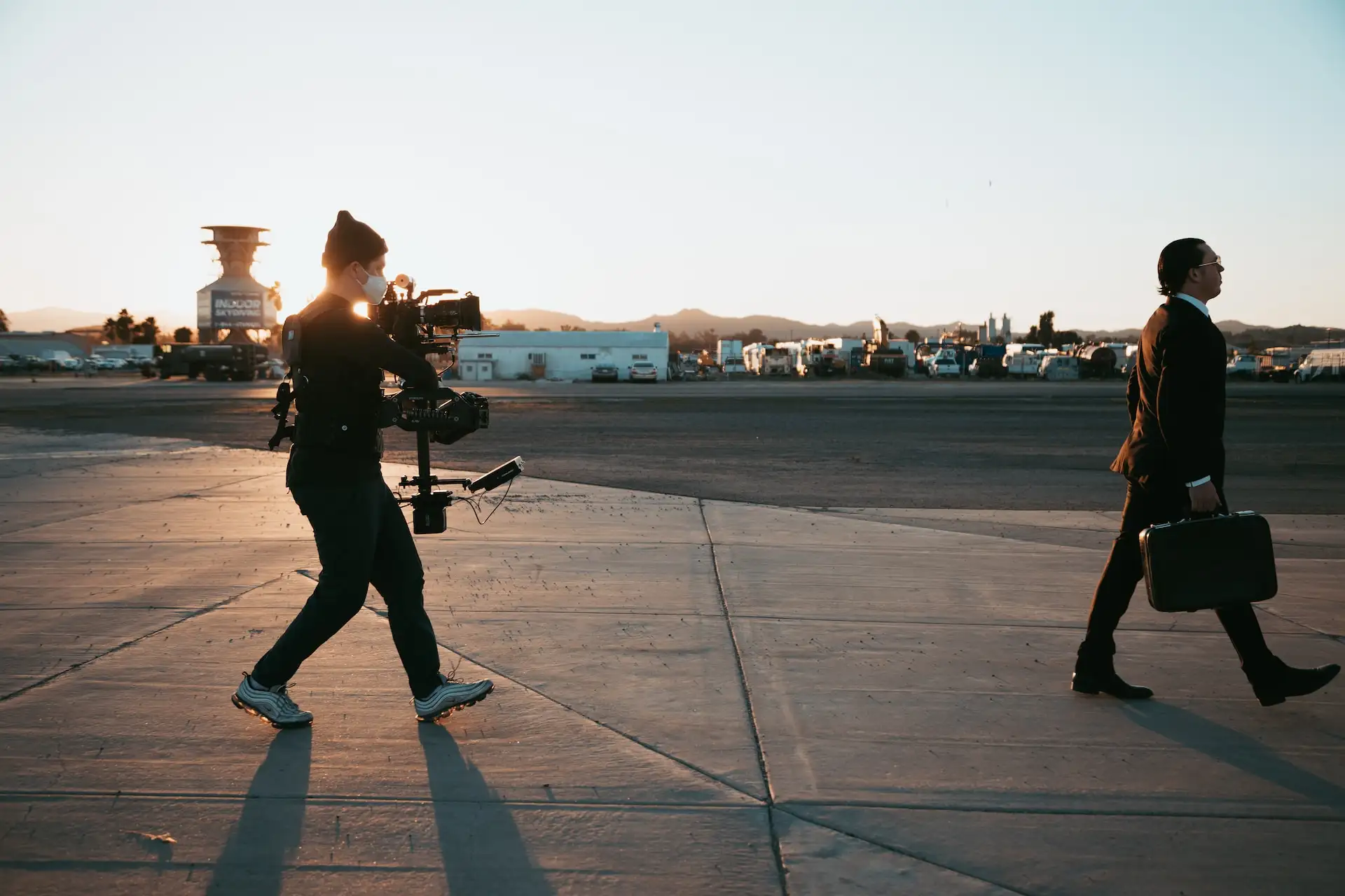 Filming a jump cut