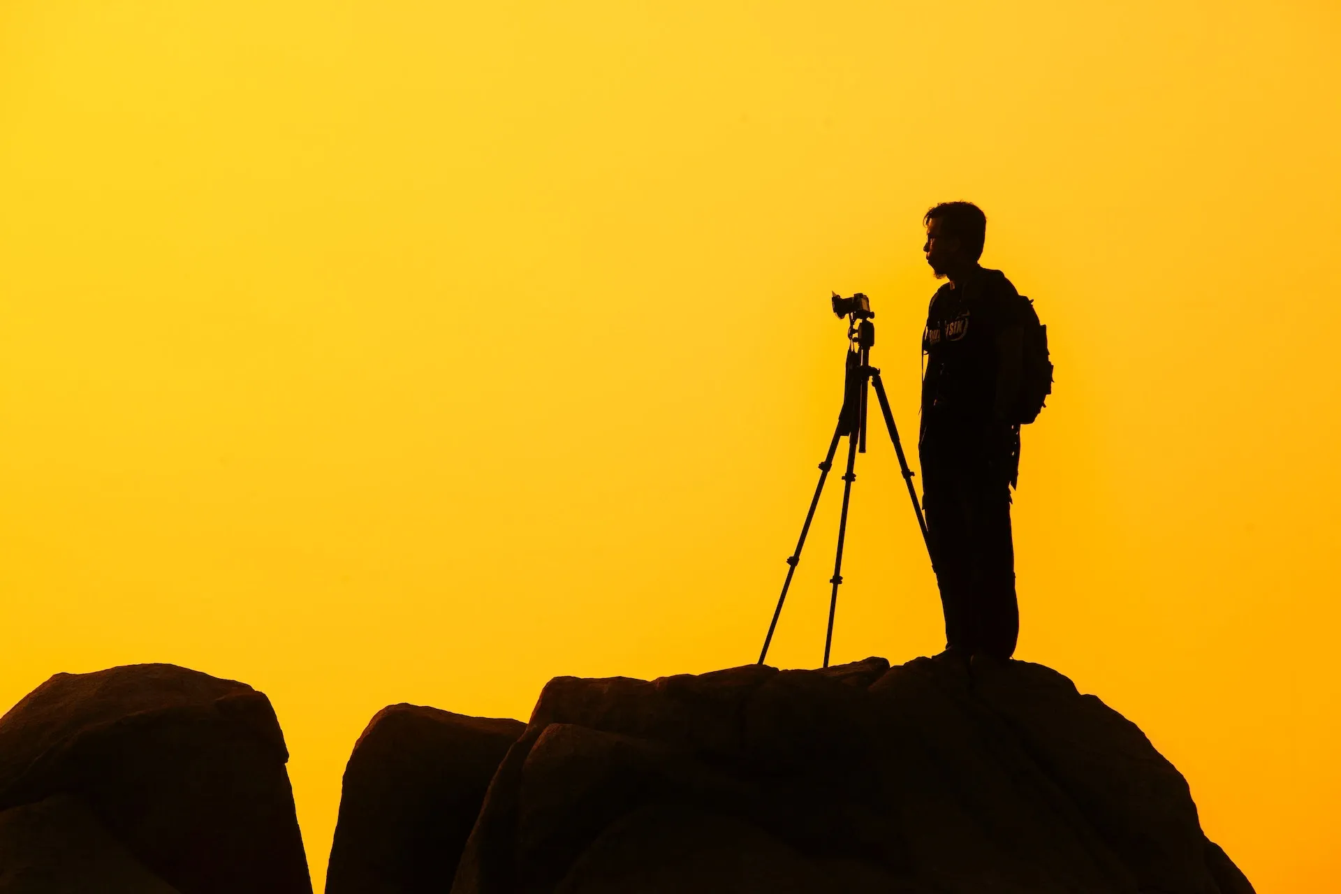 Shooting a sunrise