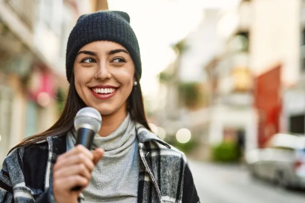 Using a microphone 